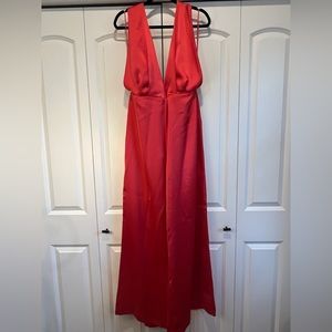 Beautiful Red Silk Romper
